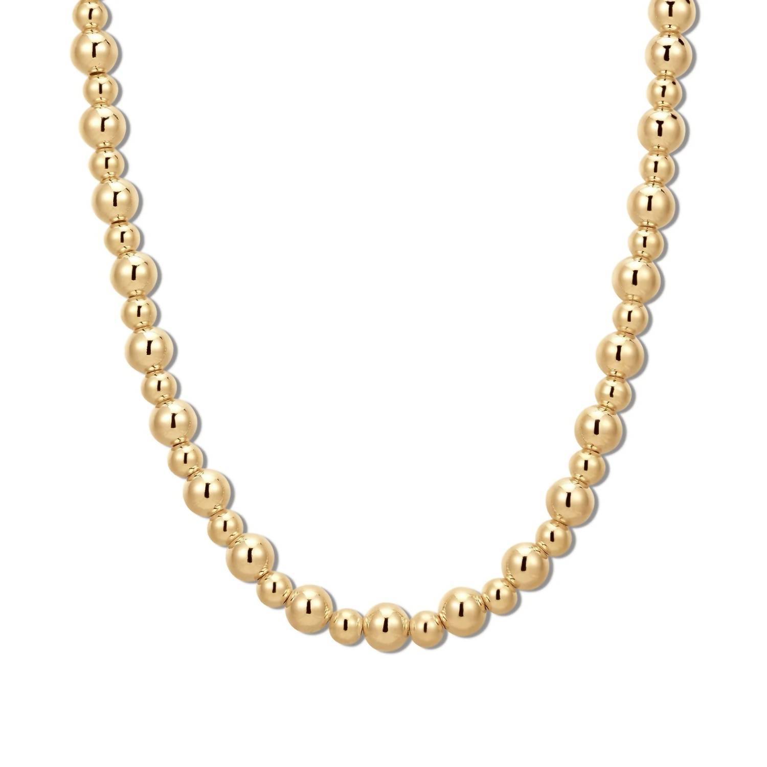 New Eklexic Women's Beau Bead Necklace In Gold